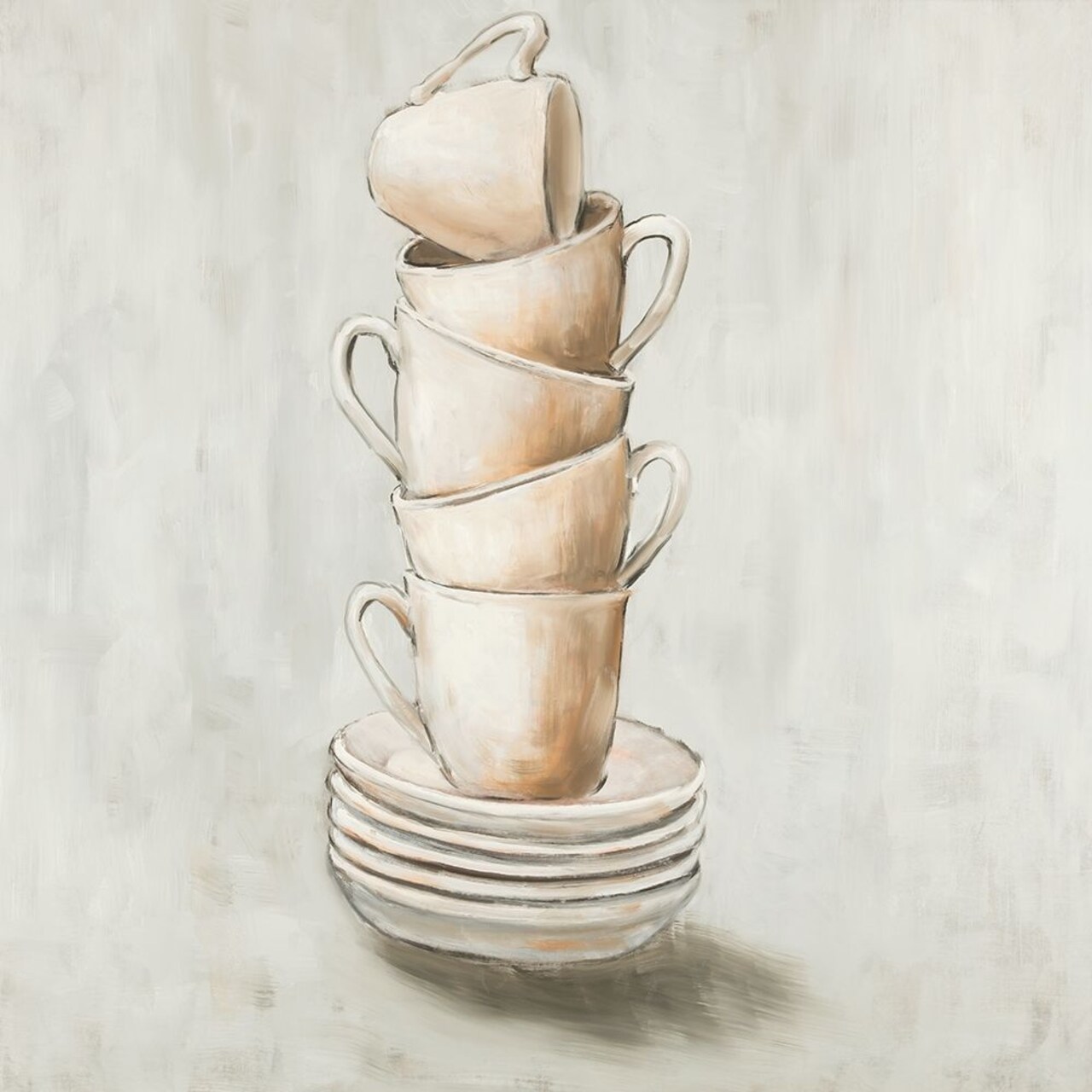 Stacked Cups Poster Print by Atelier B Art Studio - Item # VARPDXBEGSLF19